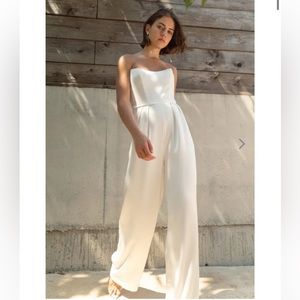 NWT Jenny Yoo Annika Bridal Jumpsuit